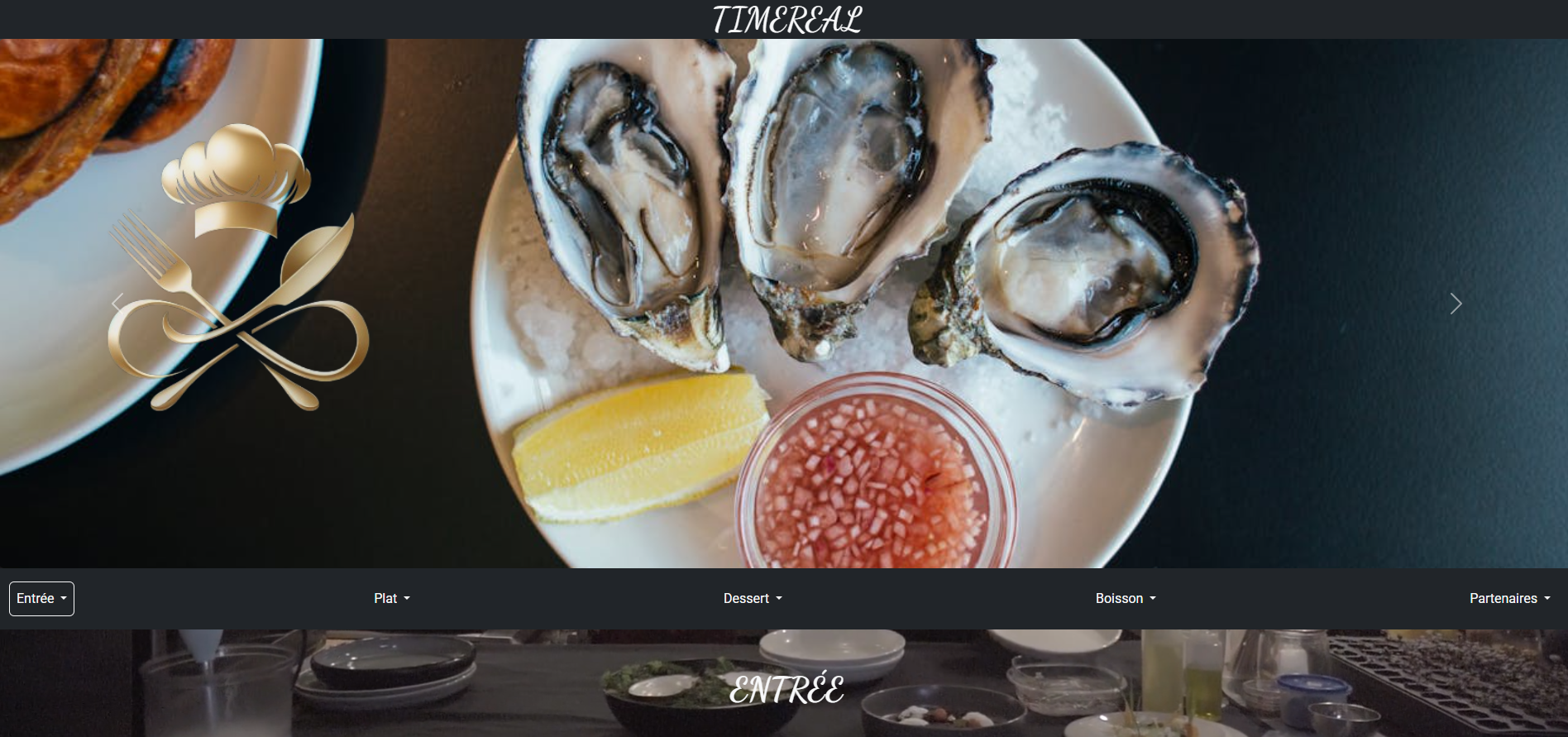 Aperçu du projet timeReal